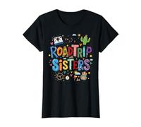 Aventura de Viaje Road Trip Sisters Doodle Camiseta