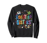 Aventura de Viaje Road Trip Sisters Doodle Sudadera