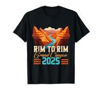 Aventura del borde sur al borde norte del Gran Cañón 2025 Camiseta