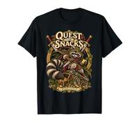 Aventura del Mapache en Busca de Snacks Divertidos Camiseta