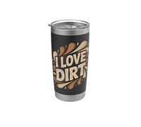 Aventura divertida natural al aire libre I Love Dirt Vaso térmico de acero inoxidable de doble pared