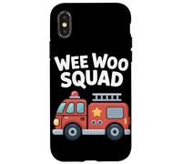 Aventura en camión de Bomberos de Wee Woo Squad Carcasa para iPhone X/XS