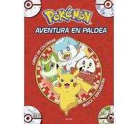 Aventura en Paldea: Busca y encuentra para colorear en maxiformato (Pokémon)