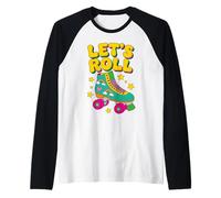 Aventura En Patines para Aficionados Al Patinaje Y Camiseta Manga Raglan