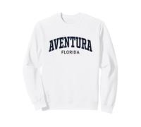 Aventura Florida Vintage Athletic Sports Design Sudadera