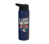 Aventura I Love Senderismo Montaña Stainless Steel Insulated Water Bottle
