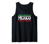 Aventura Mexicana Lo Que Pasa en México se Queda en México Camiseta sin Mangas