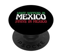 Aventura Mexicana Lo Que Pasa en México se Queda en México PopSockets PopGrip Adhesivo