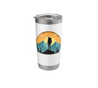 Aventura Naturaleza Camping Montaña Senderismo Los amantes Vaso térmico de acero inoxidable de doble pared