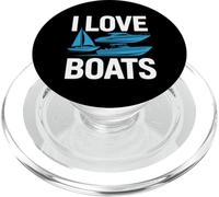 Aventura náutica en Barco I Love Boats PopSockets PopGrip para MagSafe