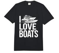 Aventura náutica I Love Boats Comfort Colors Adult Heavyweight T-Shirt