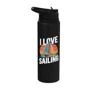 Aventura náutica I Love Sunset Stainless Steel Insulated Water Bottle