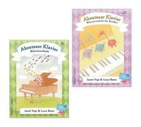 Aventura Piano Band 2 + 3 banda principal | Experiencias + logros | Escuela de piano para niños | Janet Vogt/Leon Bates | ISBN 9783909415274 + 9783909415281 | Cuaderno de partituras Soundman + 2 x