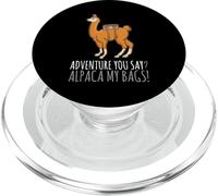¿Aventura Que Dices? Alpaca My Bags! Llama Alpaca Lovers PopSockets PopGrip para MagSafe