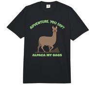 ¿Aventura Que Dices? Alpaca My Bags! Llama Amantes de la Alpaca Comfort Colors Adult Heavyweight T-Shirt