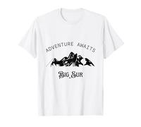 Aventura te Espera Vacaciones Viajes Big Sur Camiseta