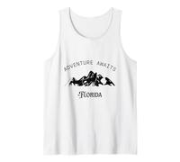 Aventura te Espera Viajes de Vacaciones Florida Camiseta sin Mangas