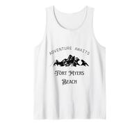 Aventura te Espera Viajes de Vacaciones Fort Myers Beach Camiseta sin Mangas