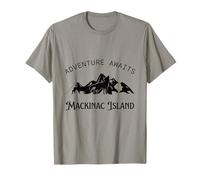 Aventura te Espera Viajes de Vacaciones Mackinac Island Camiseta