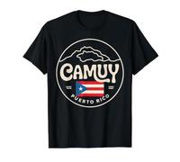 Aventura turística en la Ciudad de Camuy, Puerto Rico Camiseta gráfica económica, Hombre, Negro, L