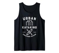 Aventura Urbana en Kayak | Chicago Kayaking on The River Camiseta sin Mangas