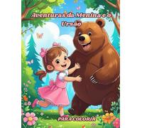 Aventuras da Menina e o Ursão: Para colorir