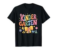 Aventuras de jardín de infantes Arco Lápiz Flores Camiseta