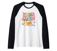 Aventuras de jardín de infantes Arco Lápiz Flores Camiseta Manga Raglan