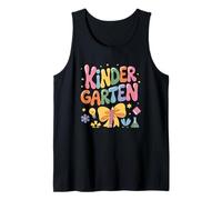 Aventuras de jardín de infantes Arco Lápiz Flores Camiseta sin Mangas