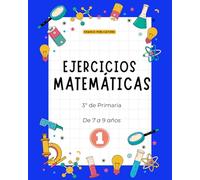Aventuras de Lectura: Ejercicios de Matemáticas de 3º Primaria para niños de 7 a 9 años