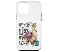 ¿Aventuras, Dices? Alpaca My Bags, Bonito diseño de Llama para Viajar Carcasa para iPhone 12 Mini