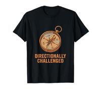 Aventurero Explorador Viajero con desafío direccional Camiseta