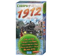 Days of Wonder Aventureros al Tren Europa 1912, Expansión, Juego de Mesa, A Partir de 8 Años, De 2 a 5 Jugadores, 30-60 Minutos por Partida, Multilenguaje, Incluye Español