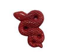 Aventurina Verde Natural, Obsidiana, Jade Rojo, Piedra De Cristal, Serpiente, Figura De Animal Tallada A Mano, Artesanía Energética, Decoración Del Hogar Como Regalo,Rojo