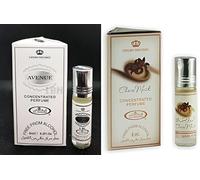 Avenue & Choco Concentrated Perfume Oil Pack of 2 | Long-Lasting Alcohol-Free Attar | 6ml Roll-On for Men & Women