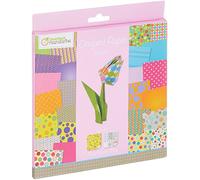 Avenue Mandarine 52506O - Un paquet de 60 feuilles Origami 20x20 cm 70G (30 motifs x 2 feuilles) et une planche de stickers incluse, Bubbles