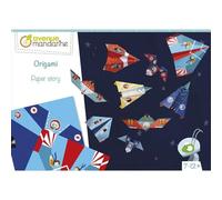 Clairefontaine ES Avenue Mandarine - Caja creativa, Origami Aviones/cohetes, KC126C, multicolor