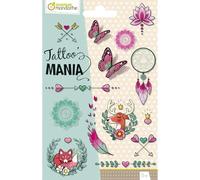 Avenue Mandarine CC054C - Bolsa Tattoo' Mania con 1 hoja de tatoos de 12,8 x 9 cm, bohemia