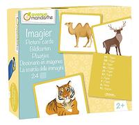 Avenue Mandarine- Imagier, Animaux Sauvages, JE528C, Jaune