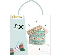 Clairefontaine ES Avenue Mandarine KC129C - Caja de regalo Pix'tesor con pulsera y pulsera con purpurina para coser, color azul