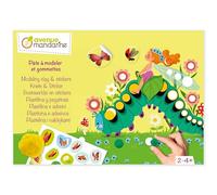 Avenue Mandarine KC167C - Coffret créatif enfant - PATES A MODELER ET GOMMETTES - À partir de 2 ans - FEES