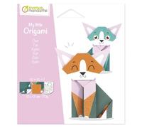 Avenue mandarine OR508C - Une pochette My little Origami 20 feuilles 12x12 cm 70 (avec modèle de pliage inclus), Chat