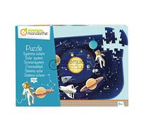 Clairefontaine ES Avenue Mandarine PU017C - Un puzle 76 piezas con un póster como guía incluida, sistema solar