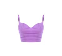 AVENUE N°29 Blusa 'Silk Corset Top With Straps' lila L lila
