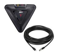 Aver Micrófono de extensión para AVer VB342 Pro - Cable 20 m Extensión de micrófono para la cámara de conferencias AVer VB342 Pro y AVer VB350