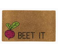 Avera Products Tapete de Fibra de Coco Natural, Parte Trasera Antideslizante de PVC, 29 x 17 Pulgadas