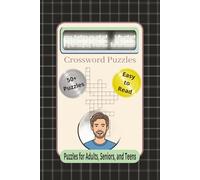 Average Joes Crossword Puzzles: Crossword Puzzles with Easy to Read Print about Average Joes, T-Shirts & Jeans, Family & Community, and BBQs | 6x9 ... Gift for Vacations, Holidays, and Relaxation