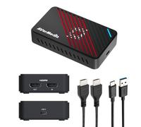 AVerMedia 4K HDMI Capture Card para streaming, PS5, Xbox, Nintendo Switch, PC, USB 3.2 Game Capture Dispositivo para Twitch, OBS, YouTube, Discord, grabación de baja latencia, GC553Pro Live Gamer