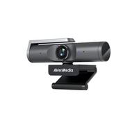 AVerMedia 4K UHD Business Webcam PW515, Enfoque automático, ePTZ, Control de Gestos, HDR y reducción de Ruido 3D, Campo de visión Variable para Zoom, Equipos, Skype, portátil y MacBook, Color Negro