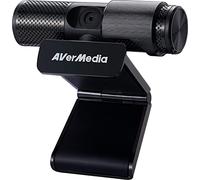 AVerMedia Live Streamer WEBCAM 313: Full HD 1080p, dos micrófonos incorporados, pestaña de seguridad y giro 360º, óptimo teletrabajo, videoconferencias